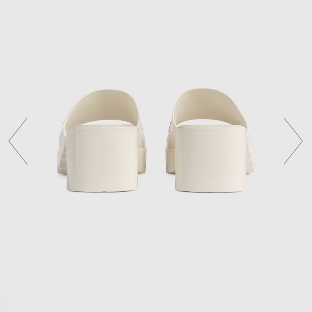 AUTHENTIC GUCCI RUBBER SLIDE SANDAL MULES 90s - Picture 9 of 10